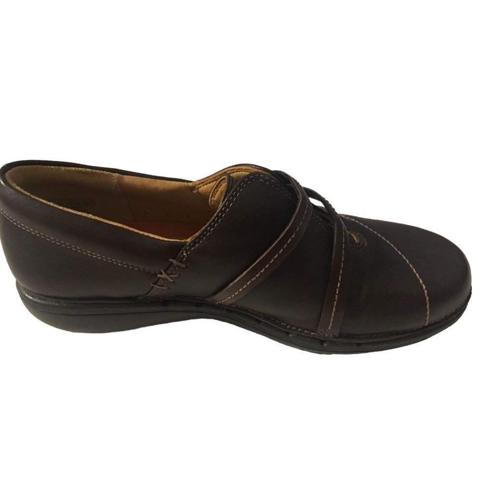 Clarks Unstructured Shoes Un Esma Slip On Loafers… - image 3